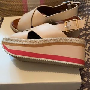 Enzo Angiolini platform sandals